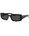 Ray Ban Kiliane Bio-based Sunglasses Black Frame Grey Lenses 54-21 In Black