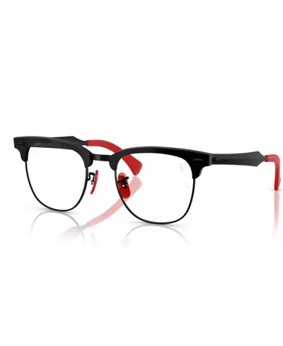 Ray Ban Unisex Rb4443vm Optics Scuderia Ferrari Collection Eyeglasses, Rb3807vm In Black
