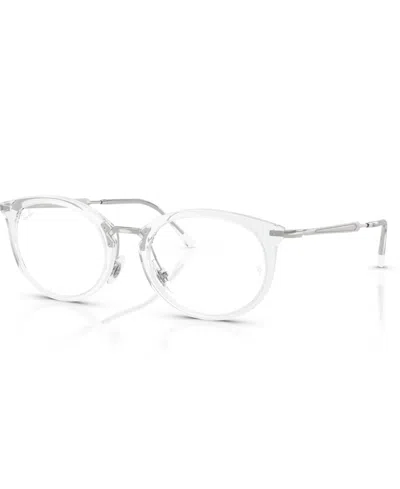 Ray Ban Unisex Regular Eyeglasses, Rb7255 In White