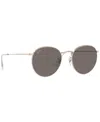Ray Ban Unisex Round Metal Legend Gold Sunglasses, Rb3447l In Silver