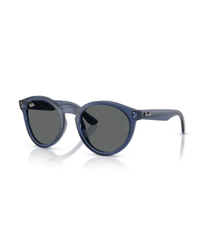 Ray Ban Unisex Round Sunglasses, Rbr0505s In Blue