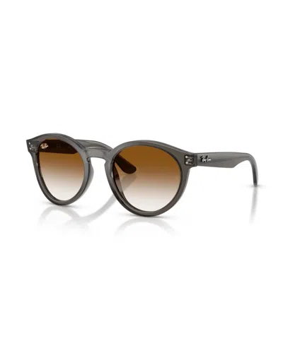 Ray Ban Unisex Round Sunglasses, Rbr0505s In Brown