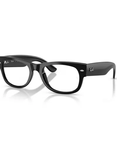 Ray Ban Unisex Square Eyeglasses, Rb0832v In Gold