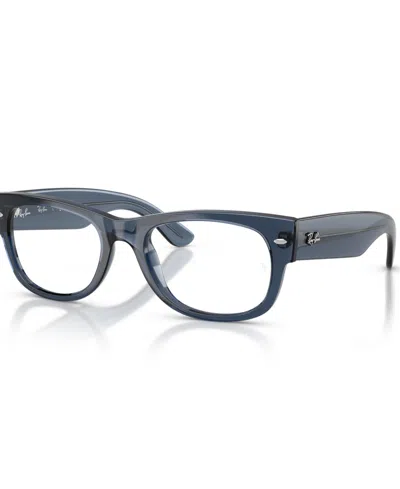 Ray Ban Unisex Square Eyeglasses, Rb0832v In Brown