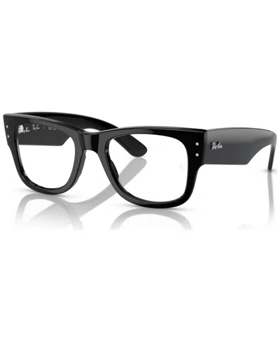 Ray Ban Unisex Square Eyeglasses, Rb0840v 51 In Black