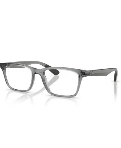 Ray Ban Unisex Square Eyeglasses, Rb7025 In Gray