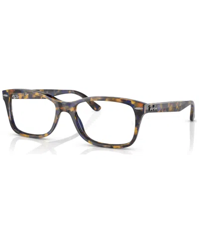 Ray Ban Unisex Square Eyeglasses, Rx542855-o In Yellow