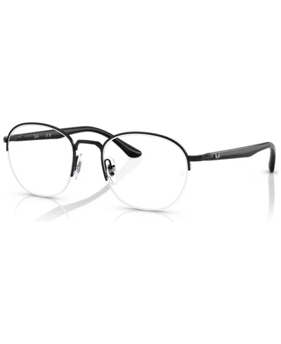 Ray Ban Unisex Square Eyeglasses, Rx648752-o In Black
