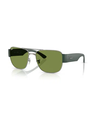 Ray Ban Unisex Square Sunglasses, Rb3756 In Green