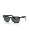 Ray Ban Unisex Square Sunglasses, Wayfarer Rb2140 In Black
