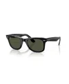 Ray Ban Polarized Classic Wayfarer Acetate Sunglasses In Black