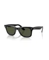 Ray Ban Polarized Classic Wayfarer Acetate Sunglasses In Black
