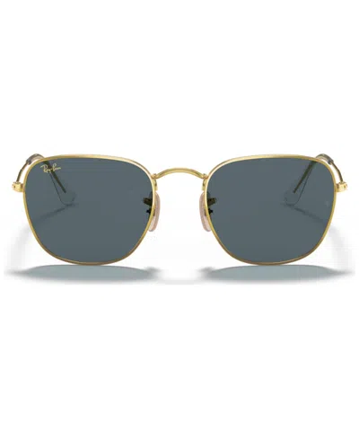Ray Ban Unisex Sunglasses, Frank Rb3857 51 In Legend Gold,blue