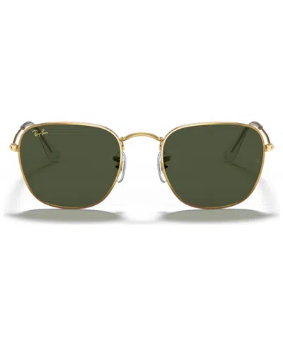 Ray Ban Unisex Sunglasses, Frank Rb3857 51 In Legend Gold,green