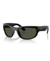 Ray Ban Unisex Heart Mega Balorama Sunglasses, Rb2289 In Black