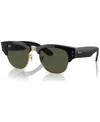 Ray Ban Ray In Black On Gold-tone