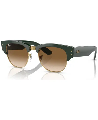 Ray Ban Ray In Green On Gold-tone
