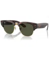 Ray Ban Womens Brown Rb0316s Mega Clubmaster Square-frame Tortoiseshell Acetate Sunglasses In Mock Tortoise On Gold-tone