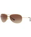 Ray Ban Unisex Sunglasses, Rb3293 In Gold-tone
