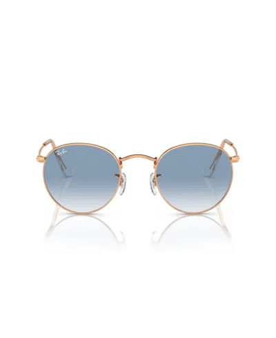 Ray Ban Unisex Sunglasses, Rb3447 Round Metal In Rose Gold