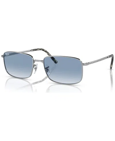 Ray Ban Unisex Sunglasses, Rb3717 In Silver
