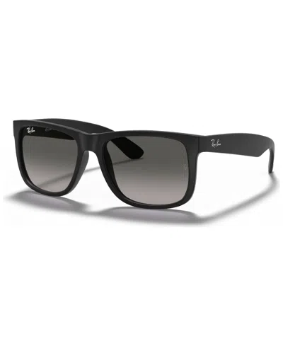 Ray Ban Polarized Sunglasses, Rb4165 Justin Gradient In Black,grey