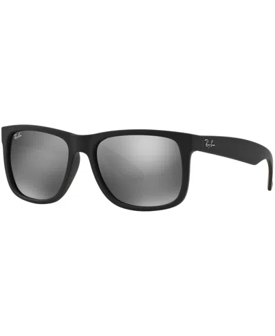 RAY BAN UNISEX SUNGLASSES, RB4165 JUSTIN MIRROR