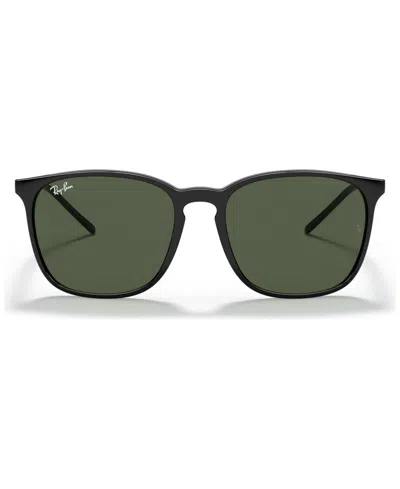 Ray Ban Unisex Sunglasses, Rb4387 In Black,green
