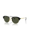 Ray Ban Unisex Sunglasses, Gradient Rb4429 In Black On Gold