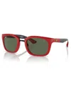 Ray Ban Rb8362m Scuderia Ferrari Collection Sonnenbrillen Carbon Dunkel Fassung Grün Glas 53-25 In Red