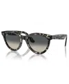 Ray Ban Sunglasses Unisex Wayfarer Way - Grey Havana Frame Grey Lenses 51-21 In Gray Havana