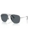Ray Ban Unisex Sunglasses, William Titanium Rb8097 In Silver