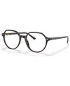 Ray Ban Rx5395 Thalia Acetate Square-shape Glasses In Havana