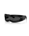 Ray Ban Unisex Ultra Wrap 001 Next Generation Collection Sunglasses, Rb4943 In Black