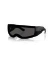 Ray Ban Unisex Ultra Wrap 002 Next Generation Collection Sunglasses, Rb4942 In Black