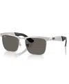 Ray Ban Unisex Wayfarer Deluxe Sunglasses, Rb3875 In Sandblasted Silver