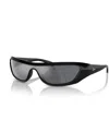 Ray Ban Xan Bio-based Sunglasses Black Frame Grey Lenses 01-34 In Black