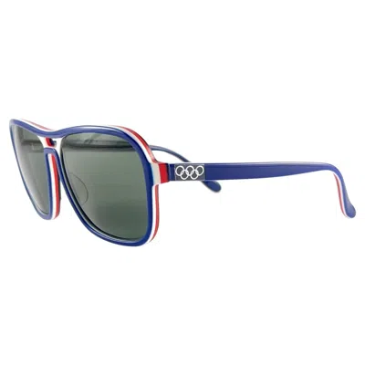 Pre-owned Ray Ban Vintage B&l Stateside Blue Red White Green Sport Lens Sunglasses Usa