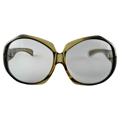 Pre-owned Ray Ban Vintage Eve Made By Optyl Green Lens Oversized Sunglasses Usa
