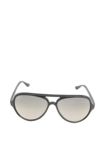Pre-owned Ray Ban Vintage Pilot Sunglasses In Black