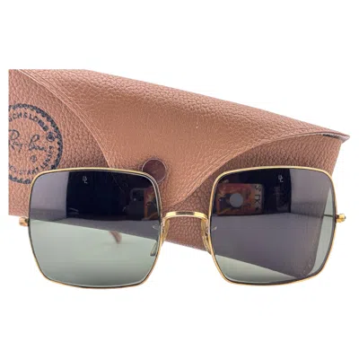 Pre-owned Ray Ban Vintage  Arista Gold G15 Lenses B&l Sunglasses 1971 Made In Usa In Brown