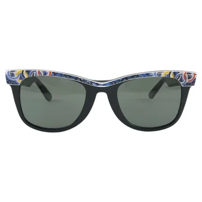 Pre-owned Ray Ban Vintage  Wayfarer Classic Olympic Albertville G15 '92 Bl Us Sunglasses In Gray