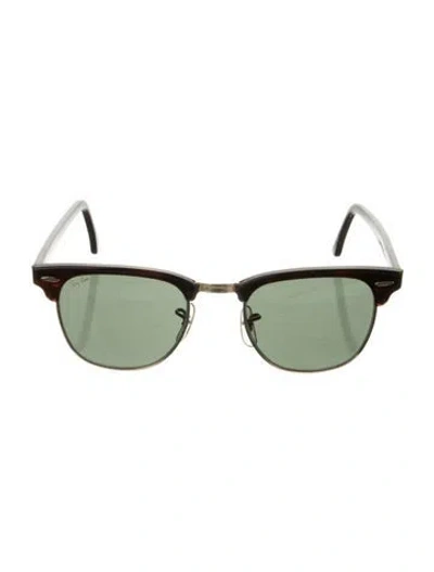 Pre-owned Ray Ban Vintage Wayfarer Sunglasses In Black