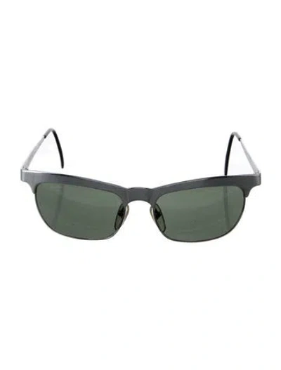 Pre-owned Ray Ban Vintage Wayfarer Sunglasses In Silver