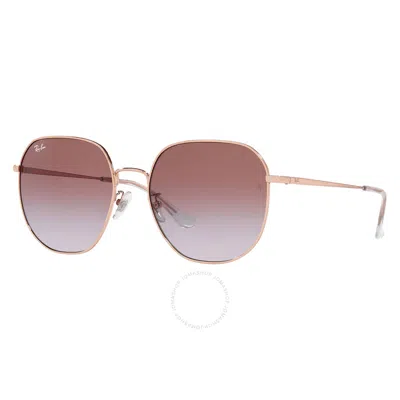 Ray Ban Violet Gradient Irregular Unisex Sunglasses Rb3680d 9202i8 60 In Pattern