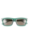 Ray Ban Warren 54mm Rectangular Sunglasses In Green