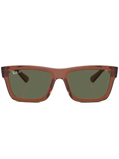 RAY BAN WARREN BIO-BASED SQUARE-FRAME SUNGLASSES