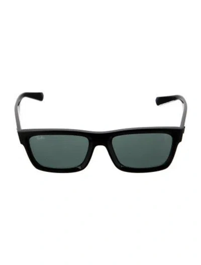 Pre-owned Ray Ban Warren Bio-based Wayfarer Sunglasses In Black