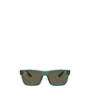 Ray Ban Ray-ban Warren Rectangular Frame Sunglasses In Green