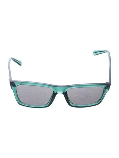 Pre-owned Ray Ban Warren Square Sunglasses In Green